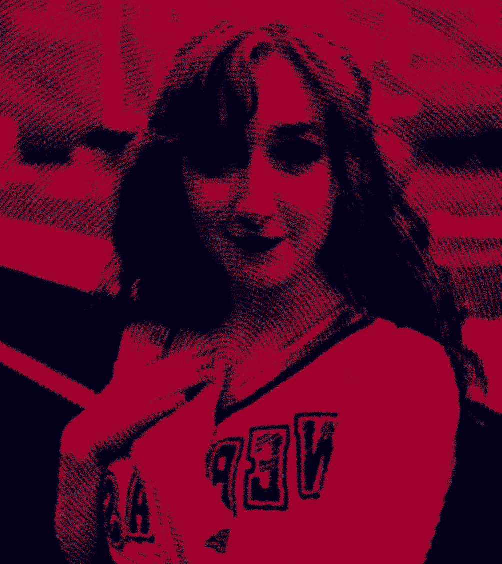 Alexis Frank in Guard Uniform